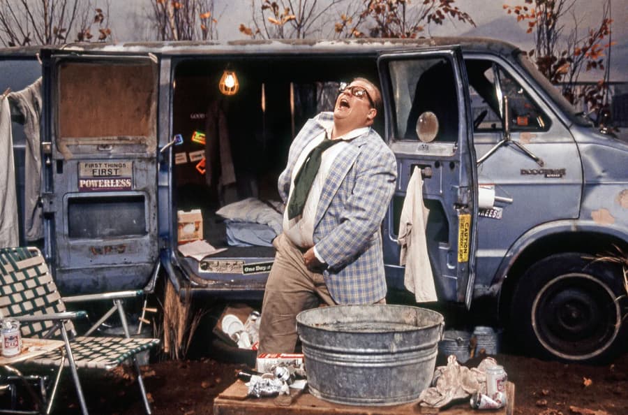 chris farley van by the river meme - First Things. First Powerless One Day Caution
